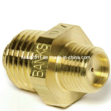 CNC Precision Brass Machined Water Methanol Injection Nozzle